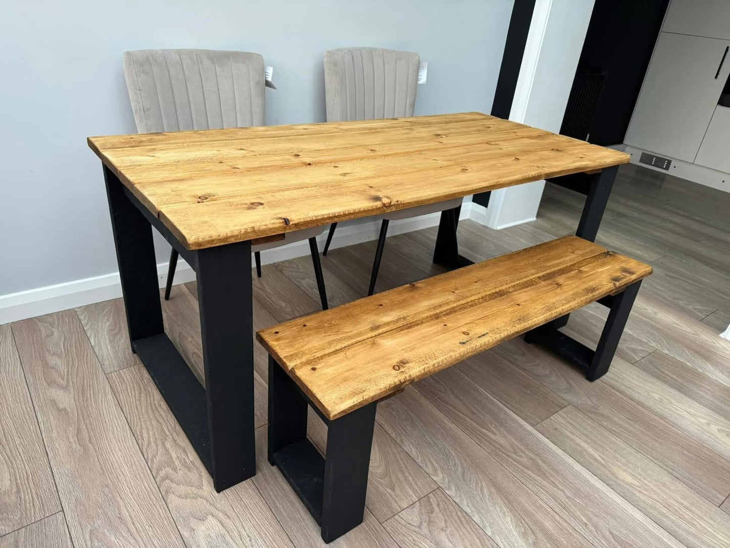 The Midnight Black Table set