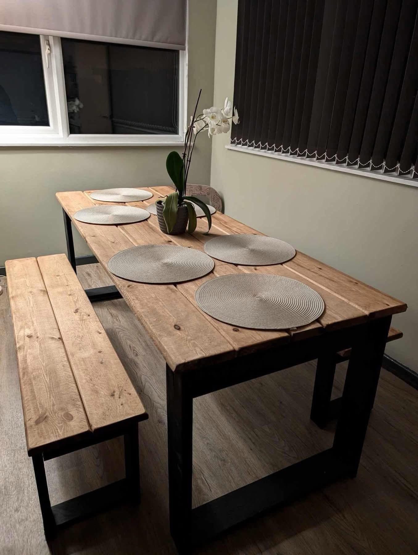 The Midnight Black Table set