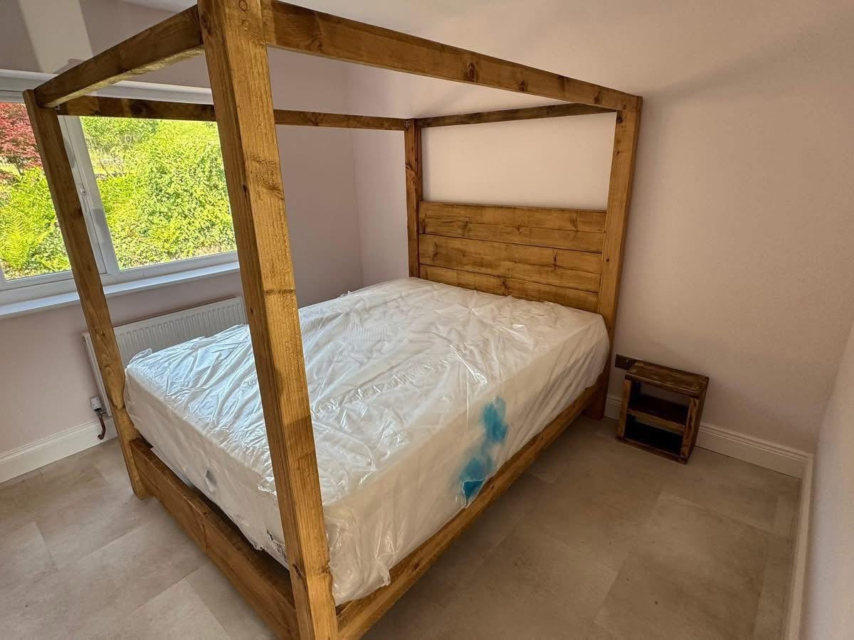 25% OFF at Checkout - 
The GRAND Four Poster bed