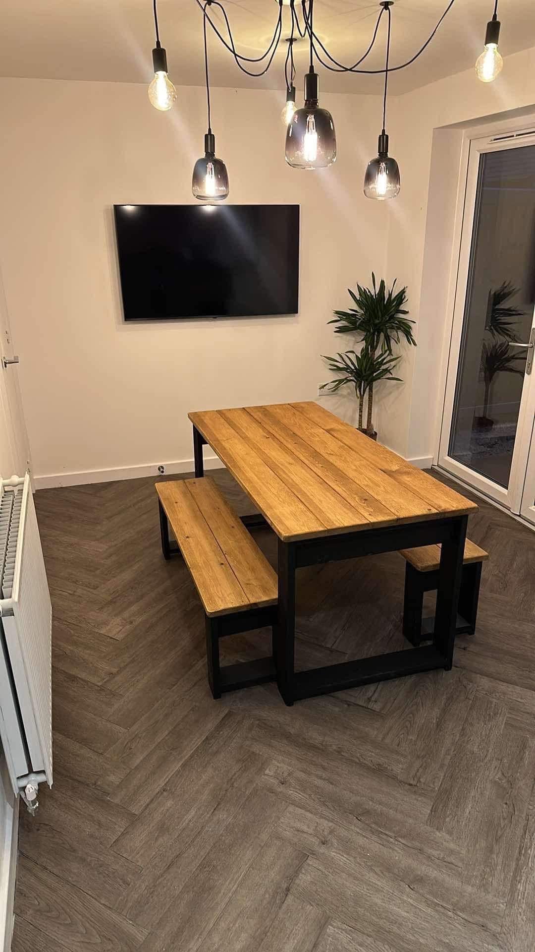 The Midnight Black Table set