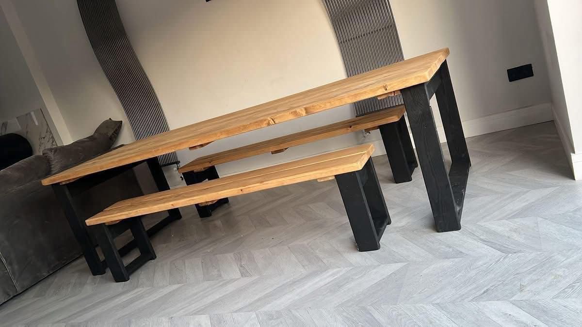 The Midnight Black Table set