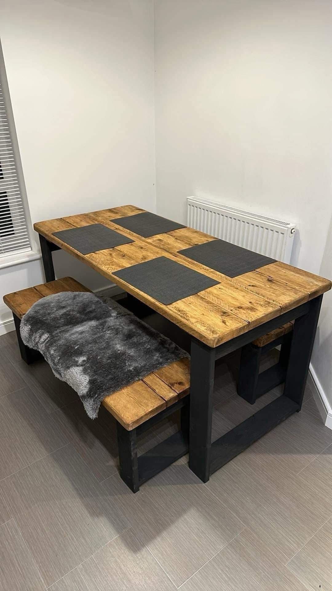 The Midnight Black Table set