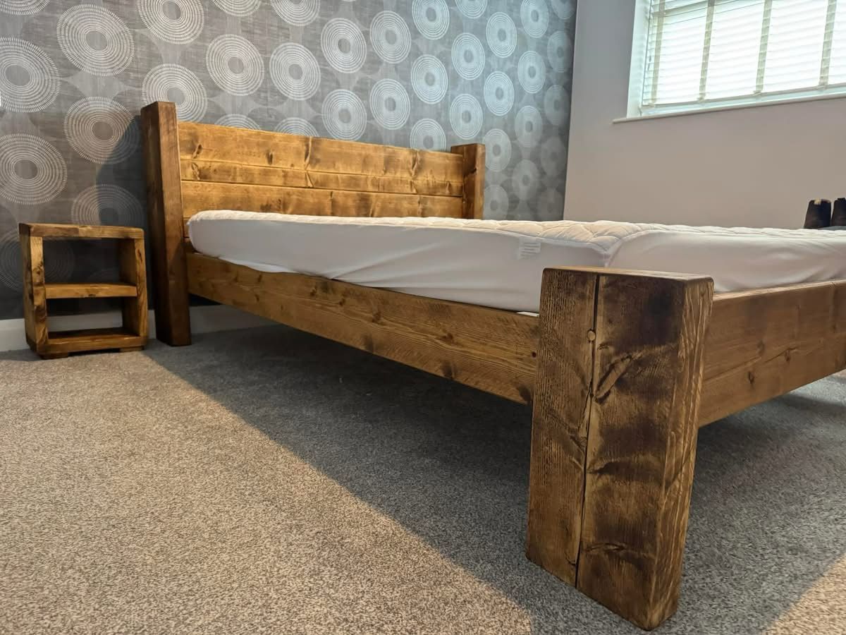 The Duke Bed solid timber bed frame